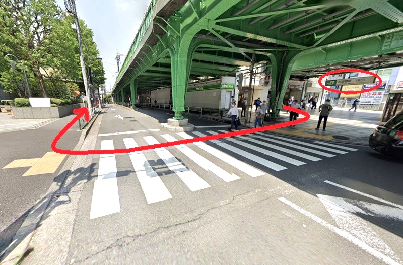 ナユタスのボイトレ水道橋校までの徒歩経路