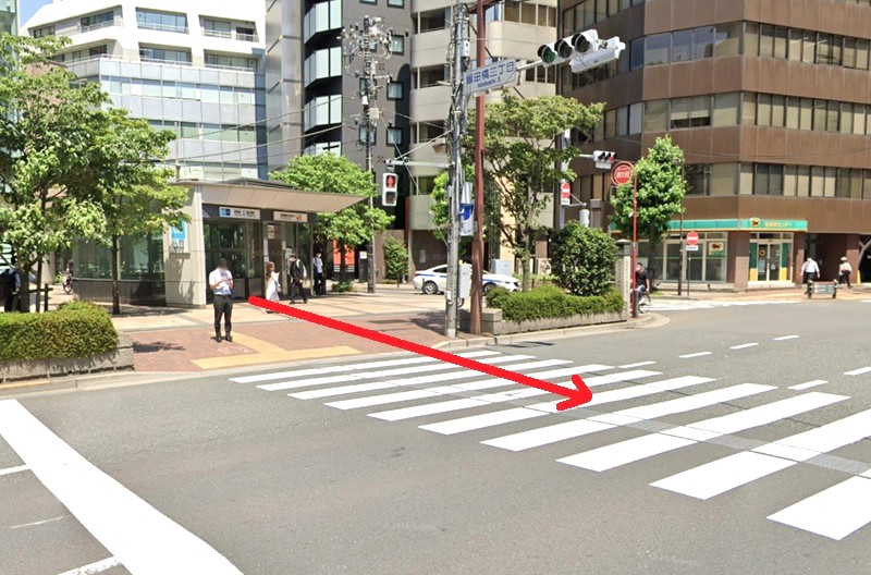 ナユタスのボイトレ飯田橋校までの徒歩経路